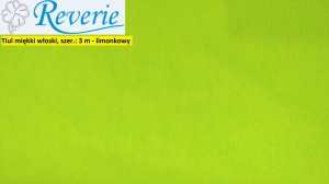 Tiul miękki włoski limonkowy