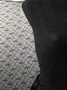 Koronka k256 - czarna