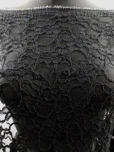 Koronka k14 - czarna