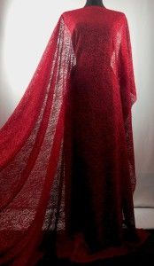 Koronka k267 czerwona