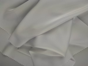 Satyna jedwabna G - biała