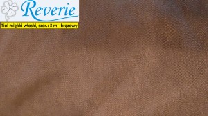 Tiul miękki włoski brązowy
