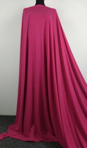 Jersey ITY fuksja z brokatem