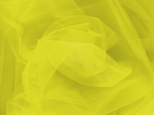 Tiul elastyczny N żółty fluo Hayal