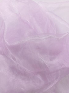 Organdyna / organza - fioletowy róż