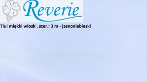 Tiul miękki włoski jasnoniebieski