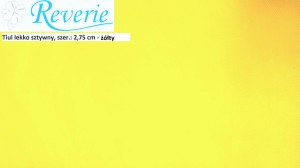 Tiul lekko sztywny - żółty