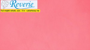 Tiul miękki włoski cukierkowy róż