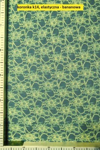 Koronka k14 - bananowa