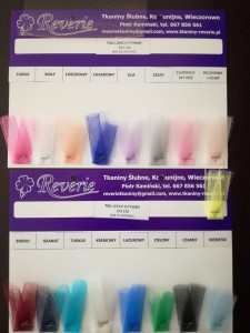 Tiul lekko sztywny - czarny