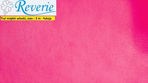 Tiul miękki włoski fuksja
