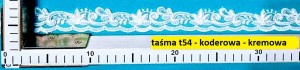 Taśma t54 - kremowa