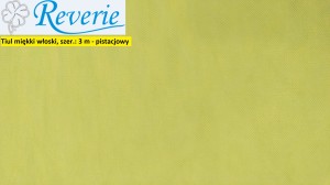 Tiul miękki włoski pistacjowy