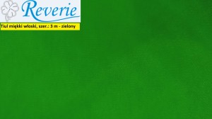 Tiul miękki włoski zielony