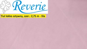 Tiul lekko sztywny - lila