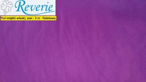 Tiul miękki włoski fioletowy