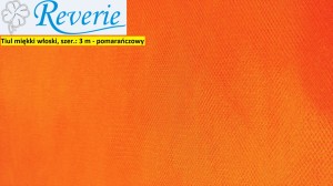 Tiul miękki włoski pomarańczowy
